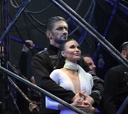 Anželikos Cholinos spektaklio &bdquo;Otelas&ldquo; akimirka