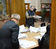 Rinkimai Donecke, Ukrainoje. 
