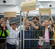 Migrantai Druskininkų užkardoje