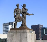 Pavasari&scaron;kai saulėta diena Vilniuje