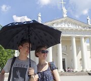 Gegužės kar&scaron;tis Vilniaus gatvėse