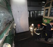Seule susidūrė metropoliteno traukiniai