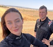 Emilija Gelažninkienė ir Arūnas Gelažninkas Pasaulio Baja Taurės etapo varžybose
