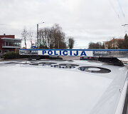 Kelių policijos reidas Tvirtovės alėjoje
