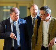 Saulius Skvernelis ir Vytautas Bakas