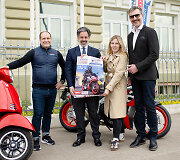 &bdquo;Mototurizmo ralio&ldquo; renginys prie Italijos ambasados