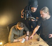Jurijaus Veklenko klipo &bdquo;Apie Ją&ldquo; filmavimas