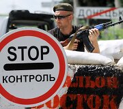 Iki &scaron;iol Donecką kontroliuoja prorusi&scaron;ki riau&scaron;ininkai