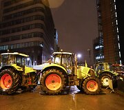 Ūkininkų protestas Briuselyje 