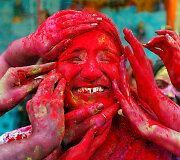 Holi &scaron;ventė Indijoje