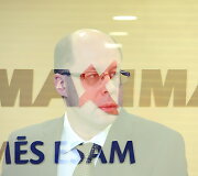 &bdquo;Maxima Latvija&ldquo; vadovo Gintaro Jasinsko spaudos konferencija dėl tragi&scaron;kai pasibaigusios Rygos parduotuvės &bdquo;Maxima&ldquo; griūties.