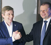 Ramūnas Karbauskis ir Saulius Skvernelis