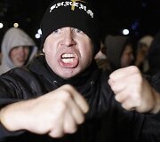 Protestuotojas Maskvoje