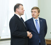 Saulius Skvernelis ir Ramūnas Karbauskis