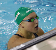 Pirmi medaliai &ndash; ki&scaron;enėje: gimtajame Kaune R.Meilutytė per 5 minutes nuskynė du aukso apdovanojimus
