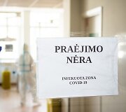 COVID-19 korpusas Panevėžio ligoninėje i&scaron; vidaus