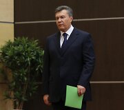 Viktoras Janukovyčius spaudos konferencijoje