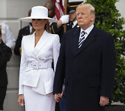 Donaldas Trumpas su žmona Melania Trump