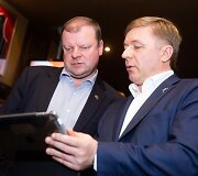 Saulius Skvernelis ir Ramūnas Karbauskis