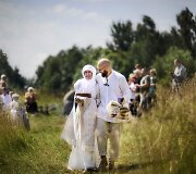 Petro Lisausko ir Rūtos Bartkevičiūtės vestuvių akimirka