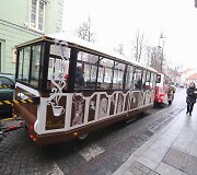 Kalėdų traukinukas Vilniuje
