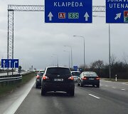 Spūstis Automagistralėje ties Kaunu