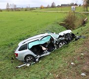 Lenkijoje susidūrė &bdquo;Opel&ldquo; ir &bdquo;&Scaron;koda&ldquo; automobiliai
