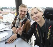 &bdquo;Dinner in the Sky&ldquo; Vilniuje akimirka
