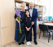 Remigijus Žiogas su dukra Riana