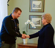 Dmitrijus Bulatovas ir Dalia Grybauskaitė