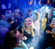 Vakarėlio klube &bdquo;Mojo Lounge Vilnius&ldquo; akimirka