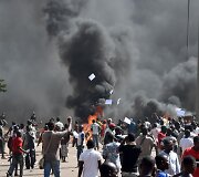 Protestuotojai Burkina Faso sostinėje