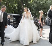 &bdquo;Swarovski&ldquo; paveldėtojos Victorios Swarovski vestuvių akimirka