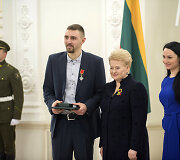 Deividas Gailius ir Dalia Grybauskaitė