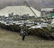 Ukrainos kariai prie Rusijos sienos