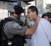 Izraelio policija sulaikė palestinietį demonstrantą