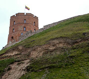 Gedimino kalno nuo&scaron;liaužos