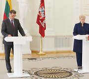 Dalia Grybauskaitė ir Algirdas Butkevičius