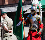 Sausumos pajėgų vėliavų žygio fini&scaron;as ir Sausumos pajėgų dienos i&scaron;kilminga ceremonija