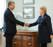 Darius Valys ir  Dalia Grybauskaitė
