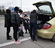 Į Europą besitraukiantys ukrainiečiai