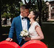 Gintarės Jaro&scaron;aitės ir Edgaro Žarskio vestuvių akimirka