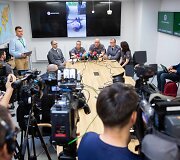 Spaudos konferencija apie vieną stambiausių pastarojo meto tarptautinė Lietuvos policijos ir prokuratūros operacija