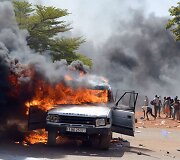 Protestuotojai Burkina Faso sostinėje