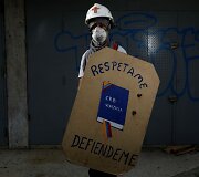 Venesuelos protestuotojų portretai