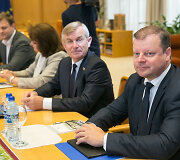 Viktoras Pranckietis ir Saulius Skvernelis