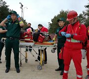 Greitosios pagalbos medikai Palangoje surengė žaidynes, kurių metu mokosi įvairiose situacijose gelbėti žmones.