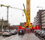 Dėl verslo komplekso statybų uždaryta sostinės Lvovo gatvė.