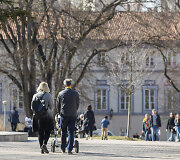 Vilniečiai džiaugiasi atėjusiu tikru pavasariu