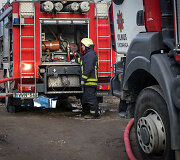 Vilniaus autoservise kilo nedidelis gaisras